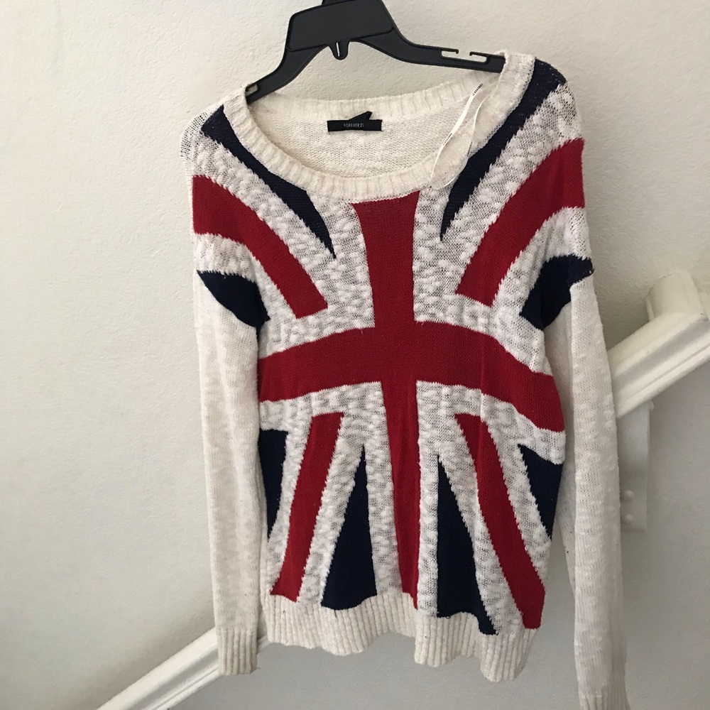 Union Jack flag sweater